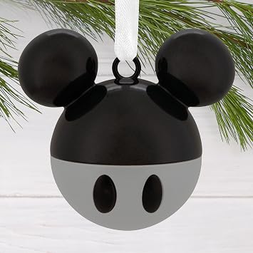 Hallmark Disney Mickey Mouse Ears Hanging Ornament, Premium Metal