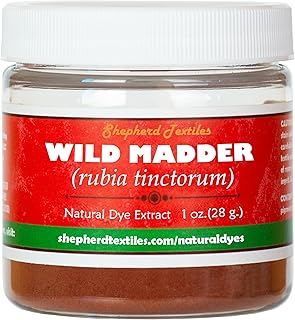 Wild Madder Extract Natural Dye, 1 oz.