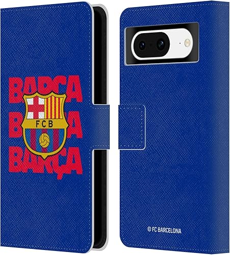 Miniatura 9 de Head Case Designs Officially Licensed FC Barcelona Neon Barca Graphics Leather Book Wallet Case Cover Compatible with Google Pixel 8