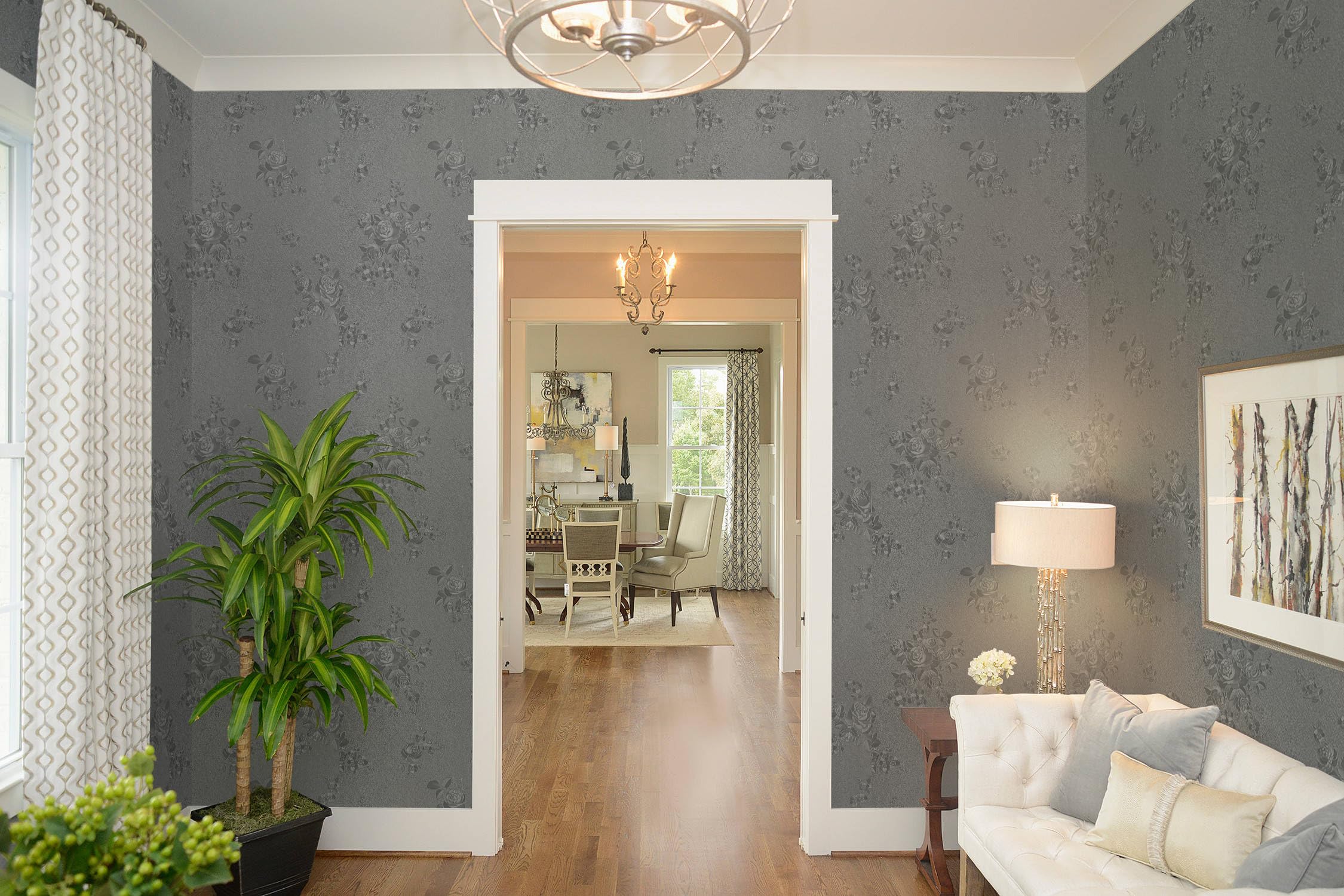 Erfoni Papier Peint à Décoller Et à Coller Motif Floral