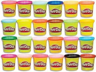 Play-Doh 24-Pack of Modeling Compound for Kids Toys for 2 Year Old and Up, 3-Ounce Cans, Great for Arts and Crafts, Party Favors