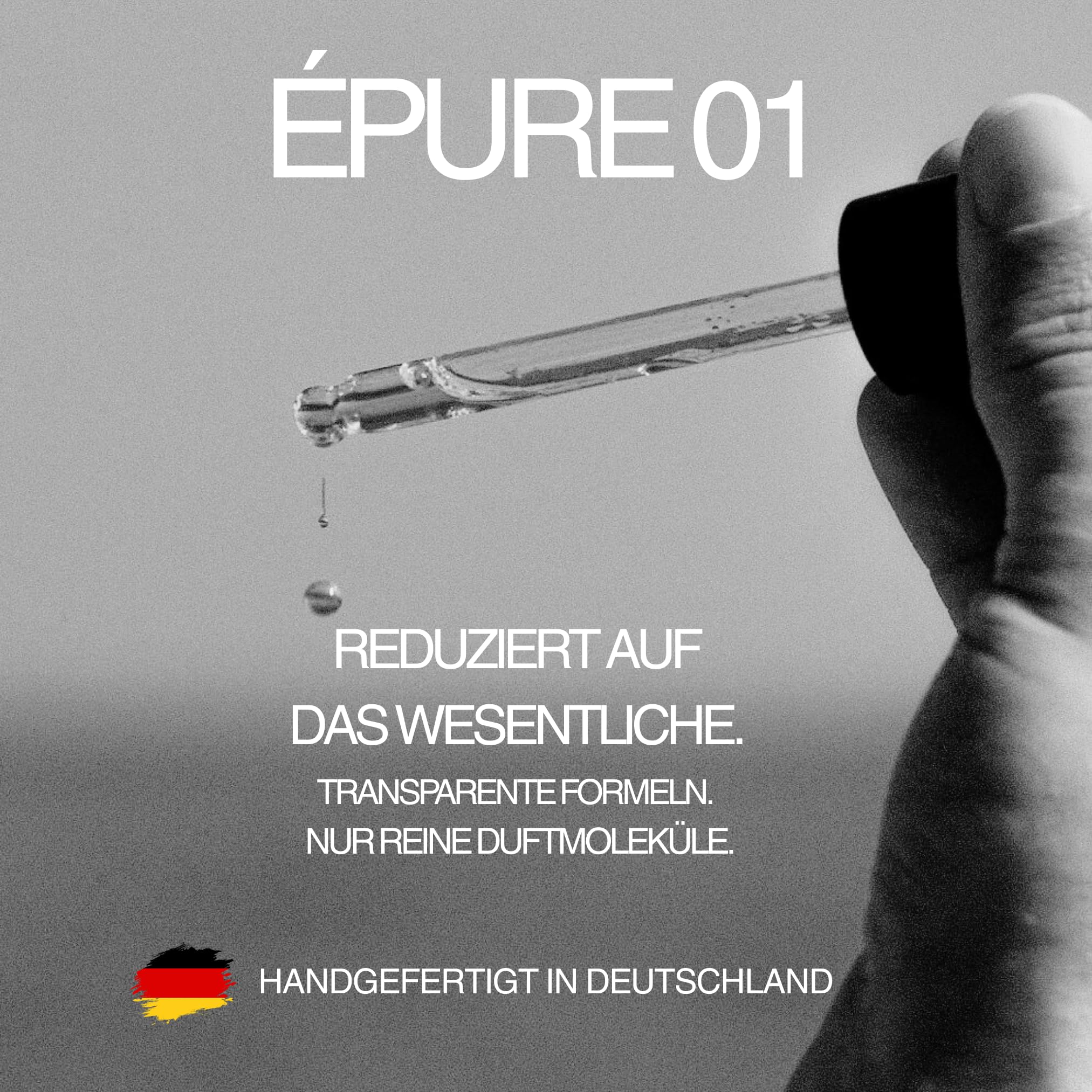 VICIOSO Épure 01 Eau de Parfum – Pheromonparfum mit Iso E Super | Minimalistischer Unisex-Duft, subtil, holzig & hautschmeichelnd | Dermatologisch getestet | 50 ml