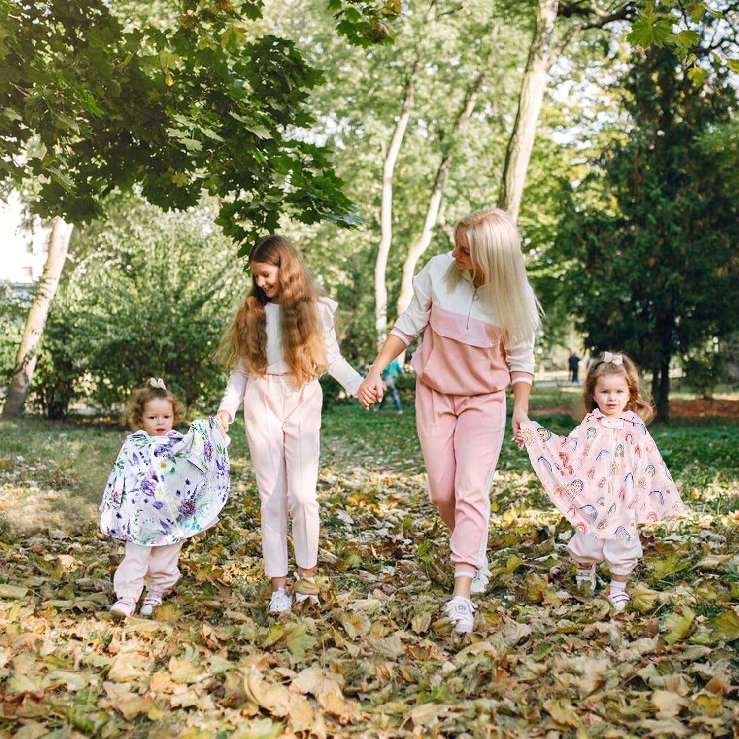 Toddler Car Seat Poncho, Winter Carseat Cover for Baby Girl, Warm Kids Hooded Poncho Coat, Soft & Comfortable - Image 2