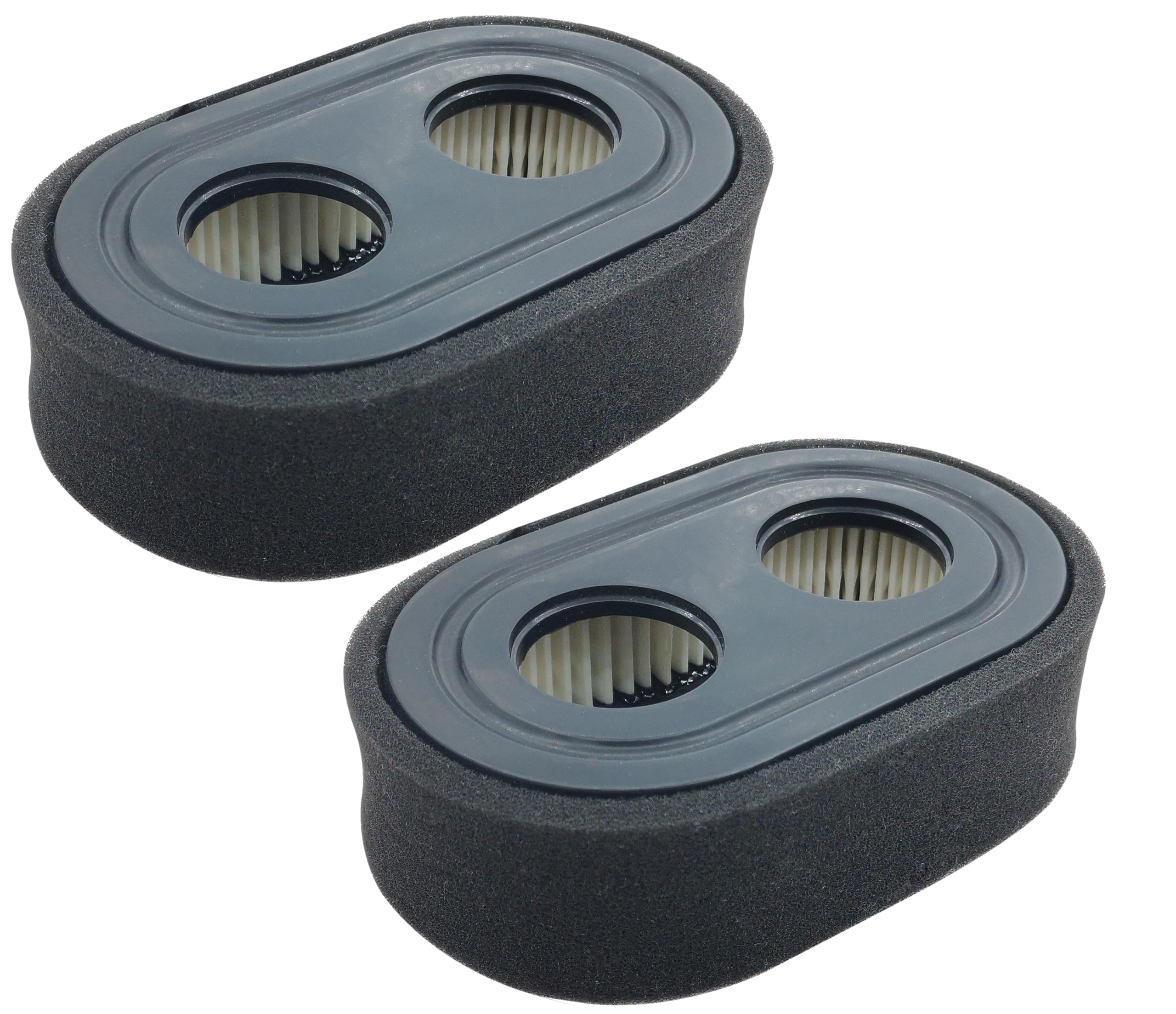 2 Filtres à Air Pour Tondeuse à Gazon – Compatibles Briggs & Stratton, Remplacent 593260 798452, Dimensions 11x6.5x3 Cm