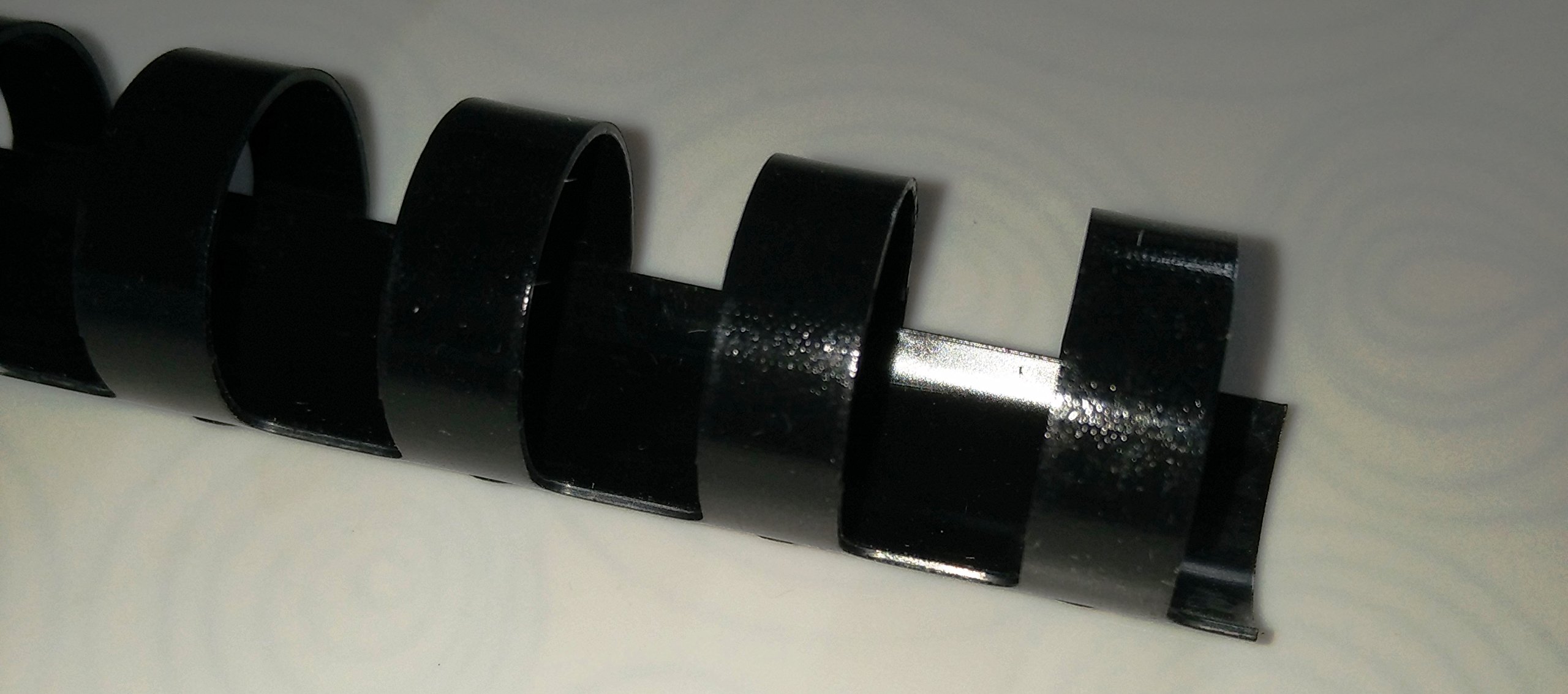 6mm Black Plastic Binding Comb 21 Ring A4 25 Pages (25)
