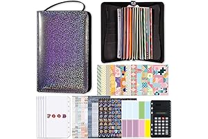 100 Day Cash Envelope Wallet with Zipper, 52 Week Money Saving Challenge...