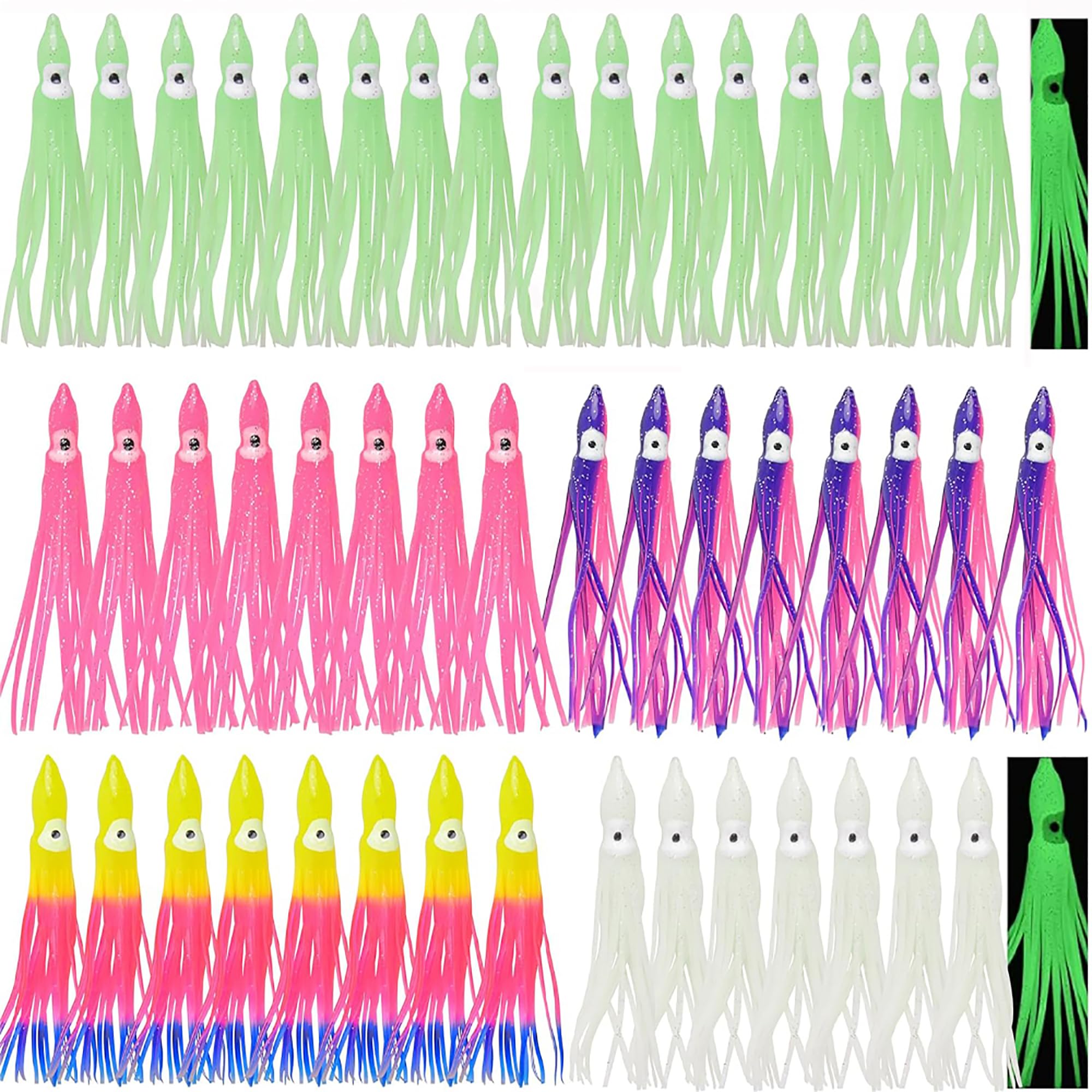 タコベイト　 ソフトルアー 5個セット (青・金・銀・赤・黒)⑬ タコベイト ソフトルアー 5個セット (青・金・銀・赤・黒)⑬