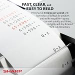 Sharp EL-1197III Calculatrice d'impression de couleur avec horloge et calendrier