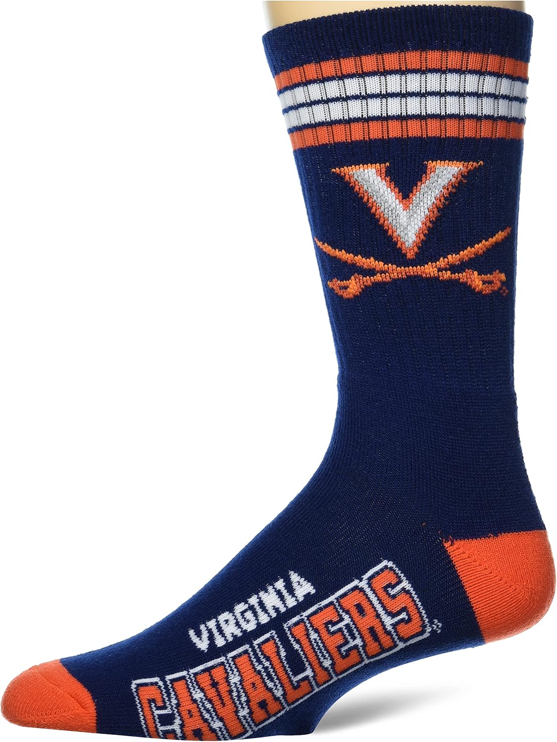 FBF NCAA unisex-adult 4 Stripe Deuce Crew