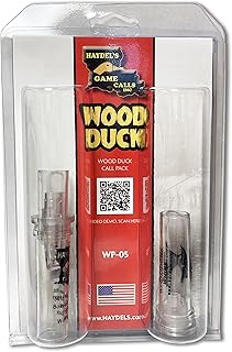 Haydel's Game Calls Inc. WP-05 Wood Duck Call Pack, Includes The W-81 (Squealer) and WW-90 (Whine) Calls.
