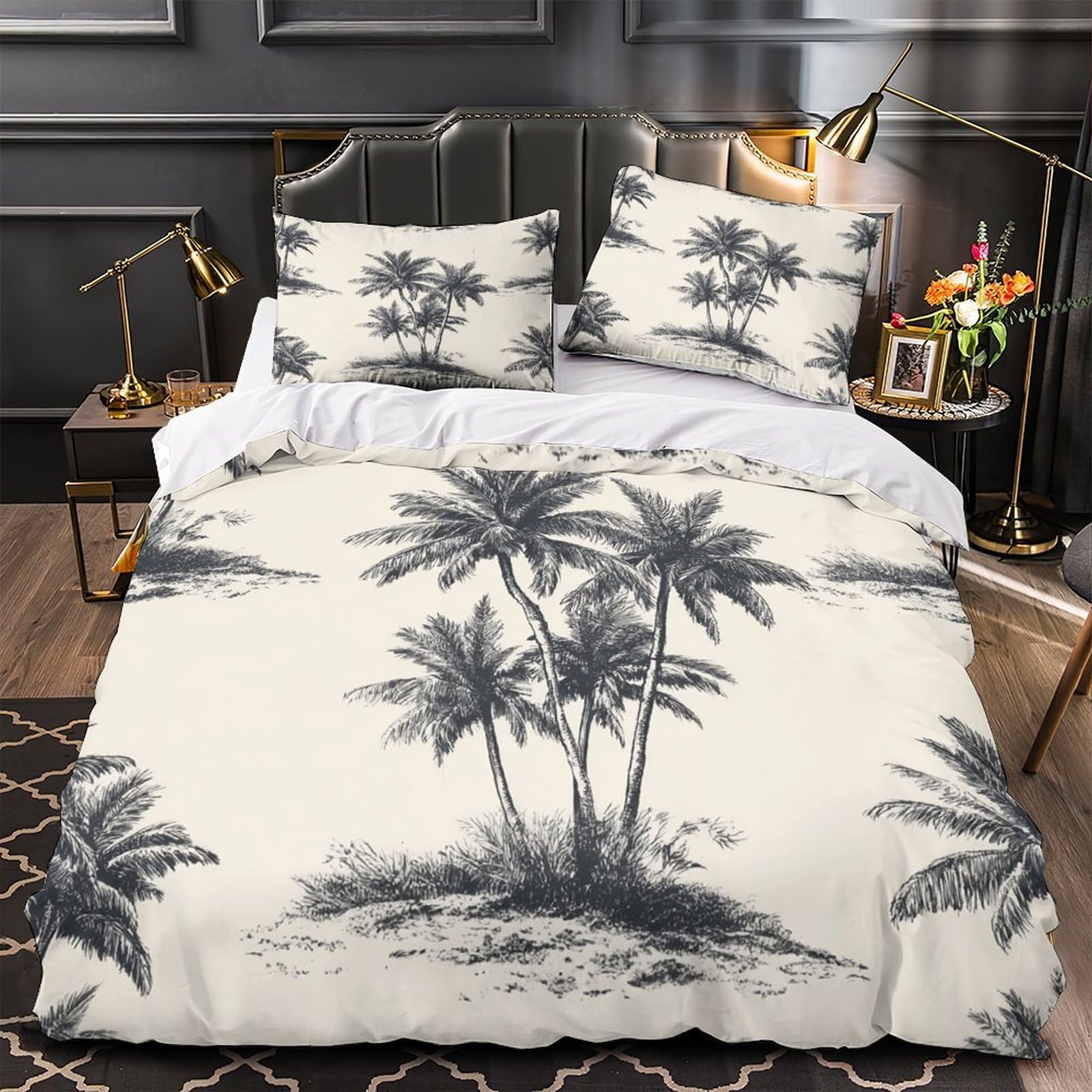 Housse de Couette Tribale Super King 260x220 cm en Microfibre Douce