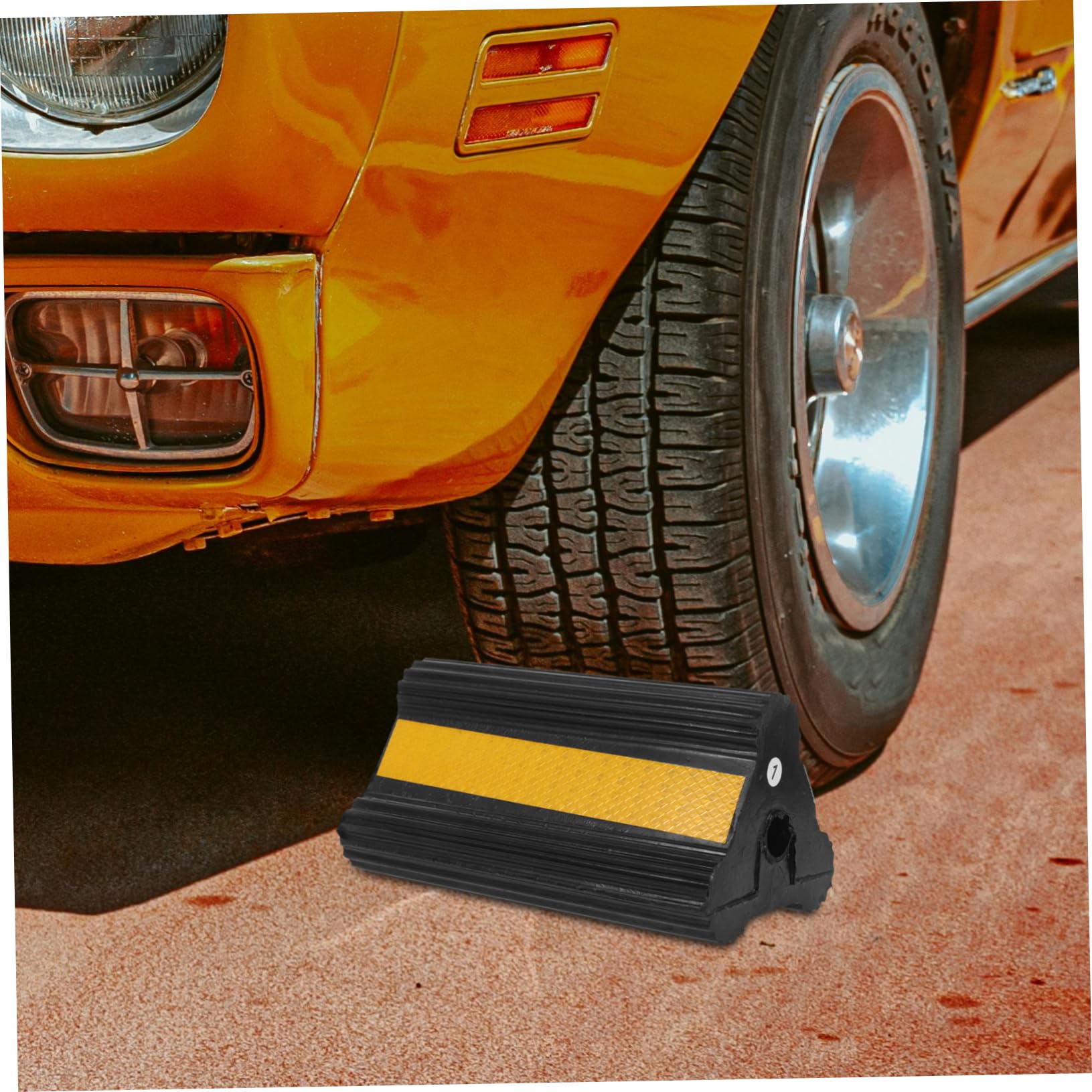 PRETYZOOM Calzos para Ruedas De Goma Antideslizantes 210x115x105 Mm, Juego De Par para Camiones y Remolques, Uso Rampas y Estacionamiento, Compatibles con Vehículos Pesados y Autocaravanas