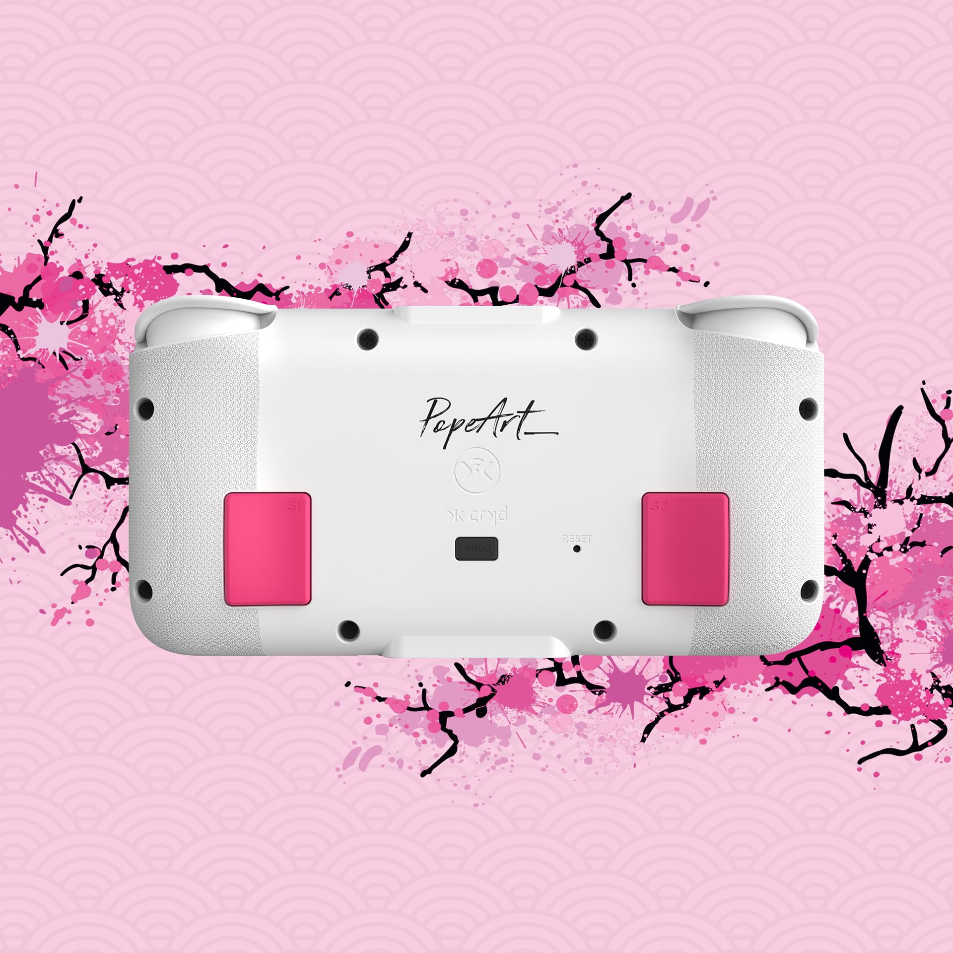 CRKD NEO S - Wireless Collectible Controller Compatible with Nintendo Switch, PC, Mobile & Smart TV Gaming (Blossom - POPeART Edition)