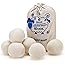 Wool Dryer Balls - Natural Fabric Softener, Reusable, Reduces Clothing Wrinkles and Saves Drying Time. The Large Dryer Ball i