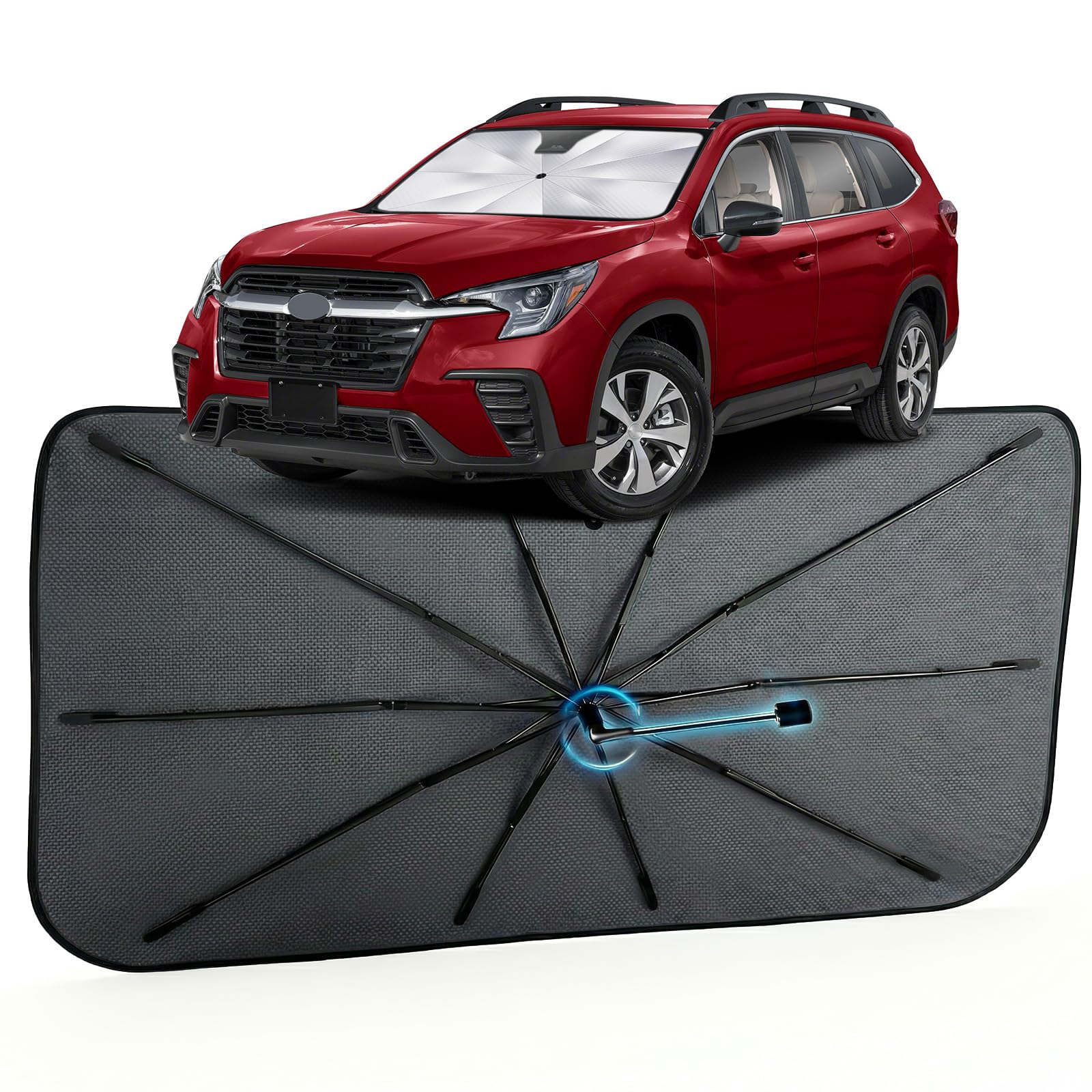 Car Windshield Sun Shade Umbrella for Subaru Ascent 2020-2026, 1:1 Fit