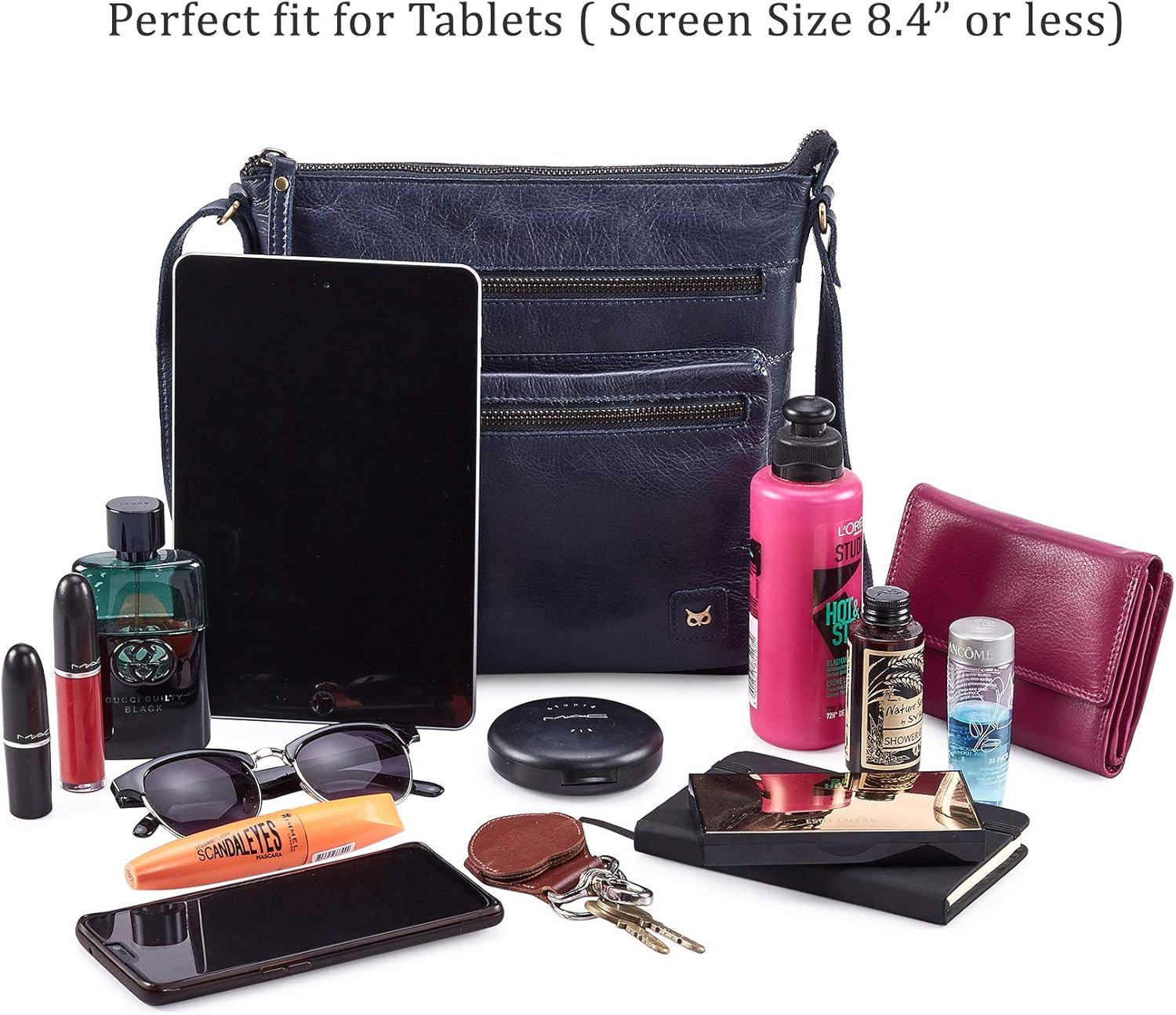 Small Genuine Leather Crossbody Bags for Women Vintage Travel Sling Purses & Handbags Shoulder Crossover - Image 7