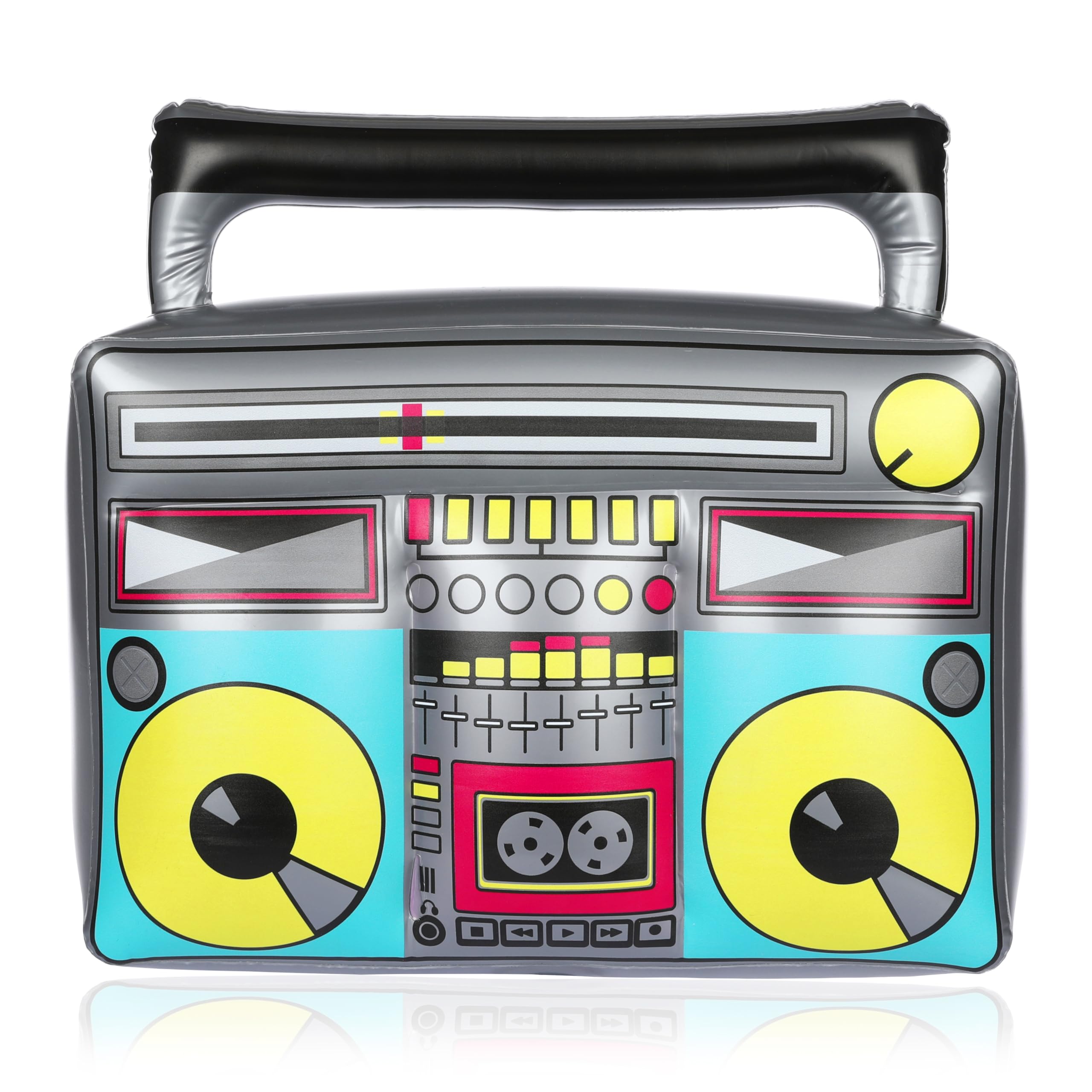 FunX Inflatable Ghetto Blaster Retro Tree Box Accessory for Carnival Party and Costume, 80s 90s Hip Hop Outfit (Large) - Image 3