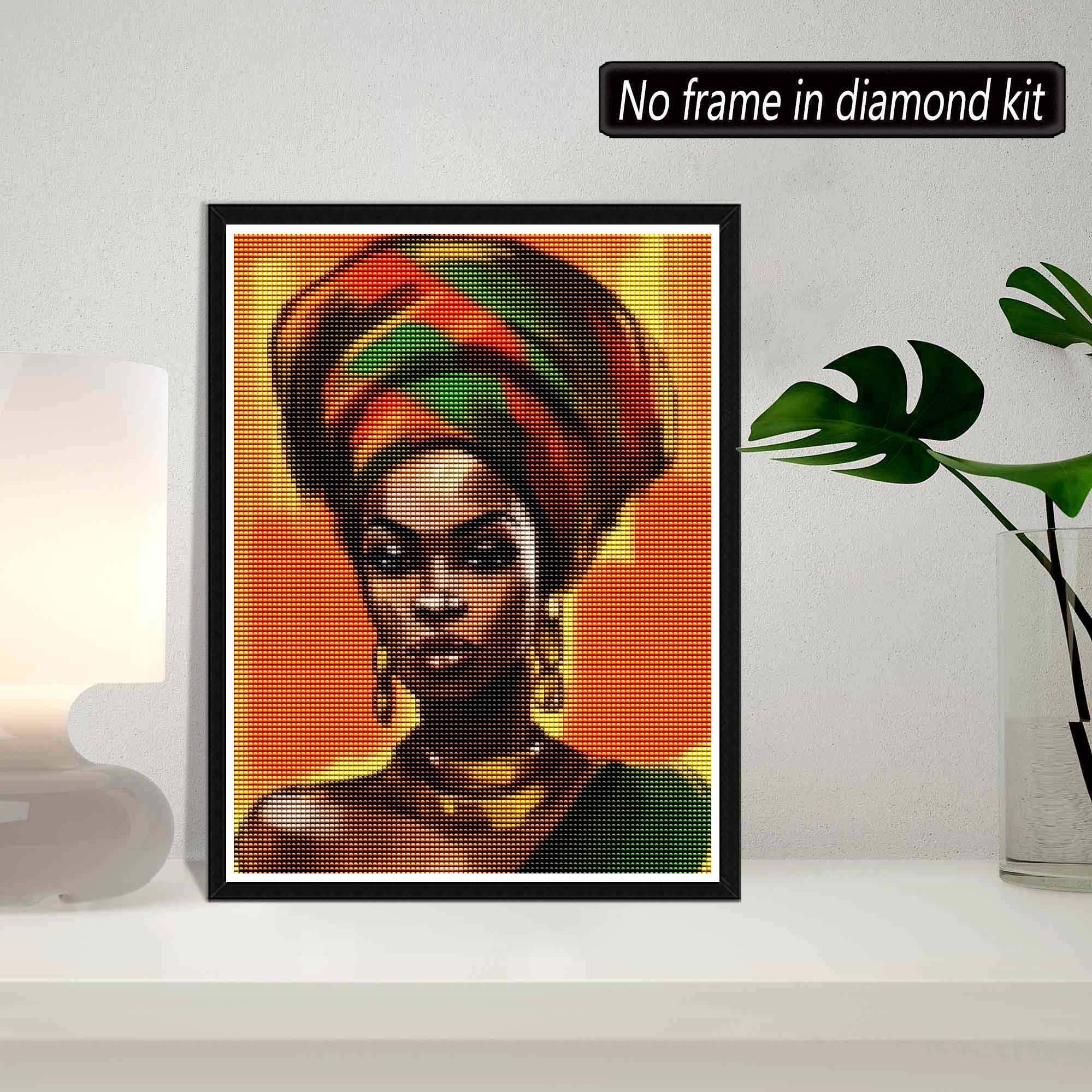 Wanddekoration Diamant VAIIEYO DIY 5D Diamond Painting Afrikanische Frau -  30x40 Cm Diamant Malerei Set Afrikanische Frau Kunst, image size:1999x1999