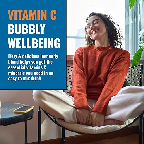 Miniatura 2 de Ener-C Mezcla de bebida multivitamínica de pomelo mandarina, 1000 mg de vitamina C, sin OMG, vegano, polvo de jugo de fruta real, apoyo inmunitario