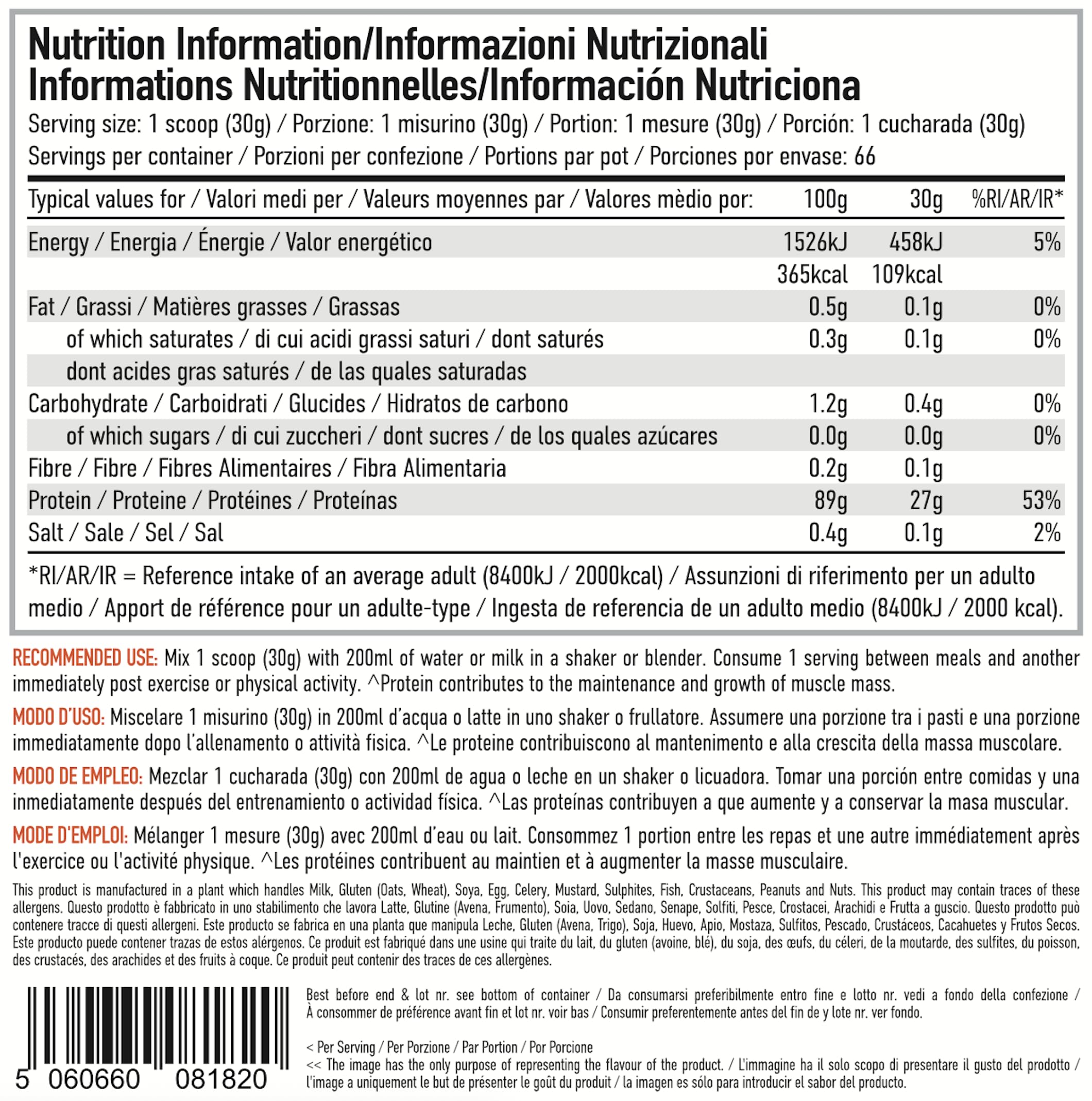 Per4m Isolate Zero, hochreines Proteinisolat, maximaler Proteingehalt bei minimalem Fett & Zucker, laktosereduziert & gut verträglich, für Kraft & Schnelligkeit täglich – Vanille-Creme – 2kg