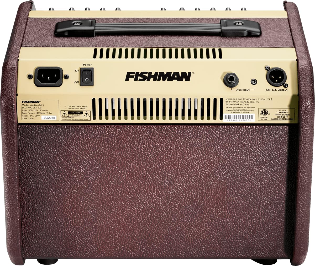 FISHMAN Ampli Loudbox Mini, 60W, Bluetooth, 305 x 349 x 247mm, 8,90 kg