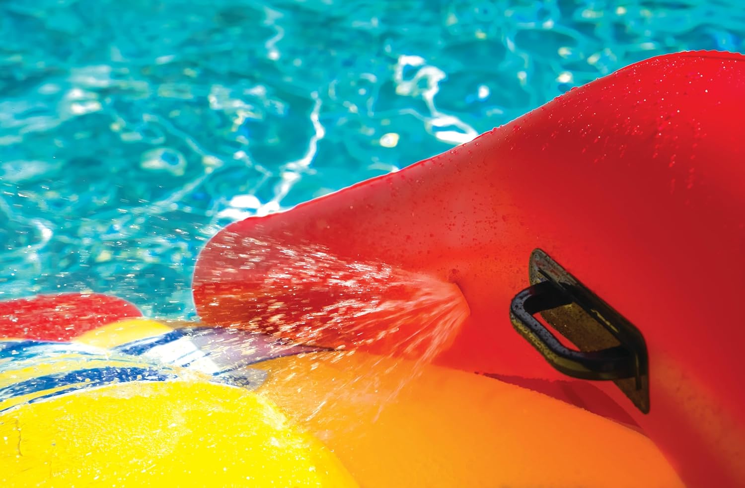 WOW Sports Slide N Smile Pool Inflatable Water Slide with Sprinklers