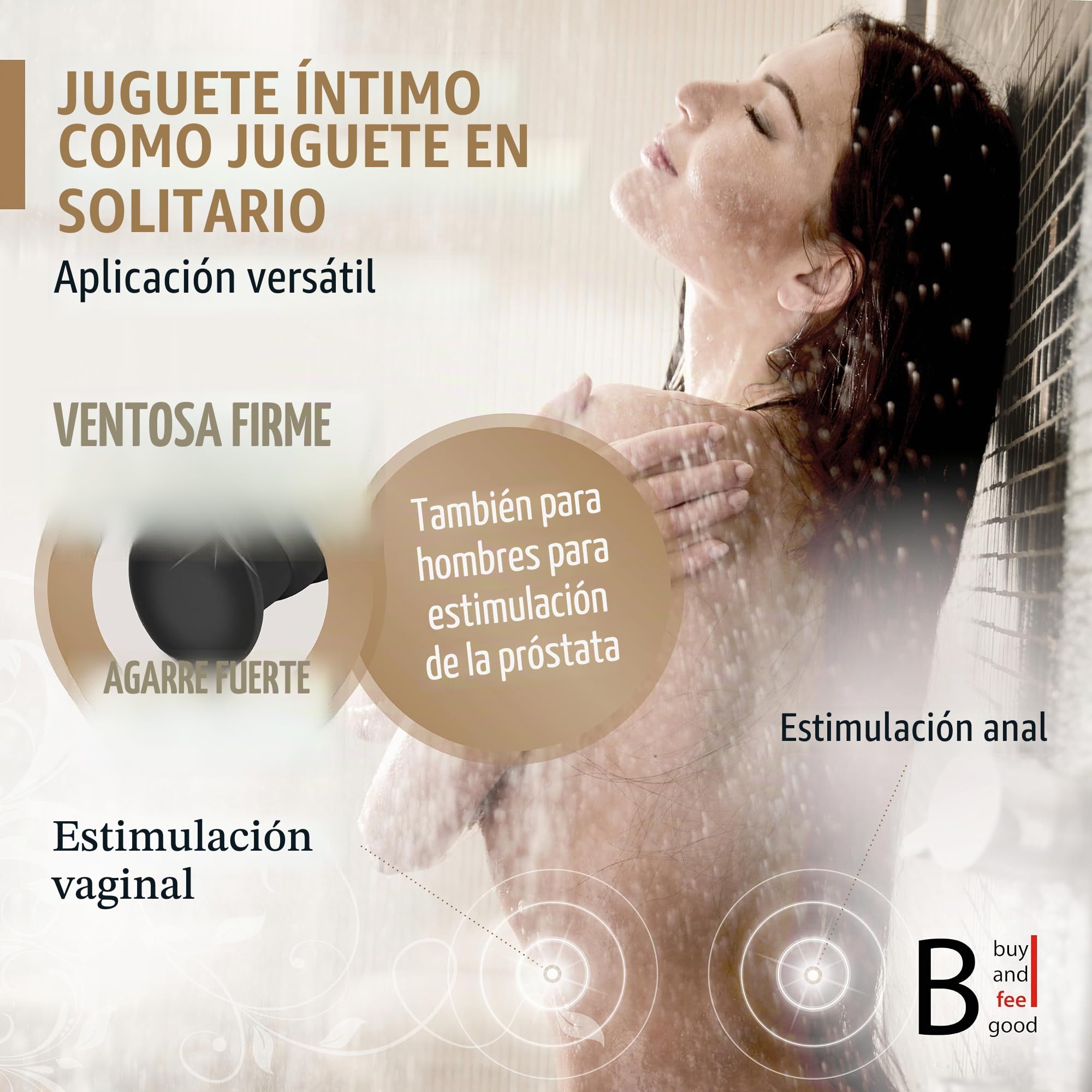 Consolador grande con correa de fijación, estilo arnés Strap-on de 14,0 cm, 17,0 cm o 21,0 cm, incl. sistema de cierre a presión para un fácil manejo, incluye consolador de silicona