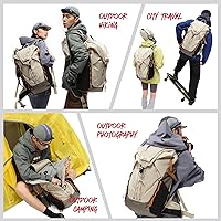 Vista 8 de VSGO Pocket Ranger Expandable 25L-33L Photography & Outdoor Backpack – Lightweight Camera Bag for Hiking, Mountaineering, Travel