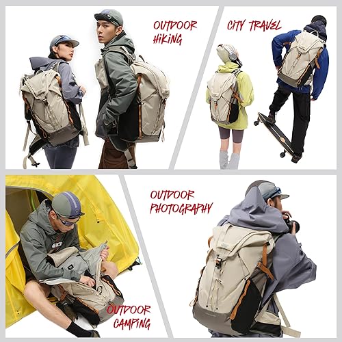 Miniatura 8 de VSGO Pocket Ranger - Mochila expandible para fotografía y exteriores, 25L-33L, bolsa ligera para cámara para senderismo, montañismo, viajes