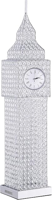 Big Ben Crystal Floor Lamp Chrome LED Litcom