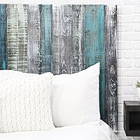 Vista 16 de Diseño mixto: cabecero hecho a mano. Se monta en pared: Fácil instalación:, Madera, Mezcla de todo terreno.