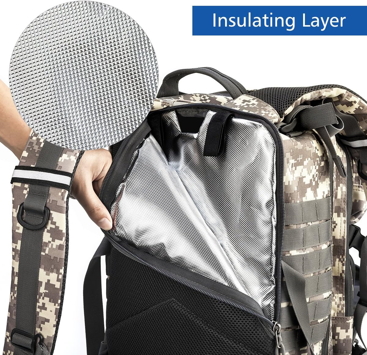 Gelindo Military Tactical Backpack, 35l, Camouflage : Sports & Outdoors