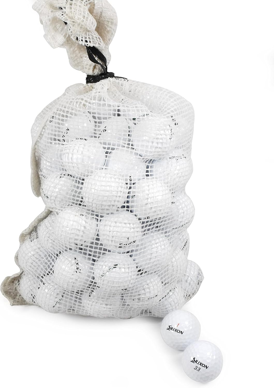Srixon Assorted Models Recycled B/C Grade Golf Balls in Onion Mesh Bag (72-Piece)
