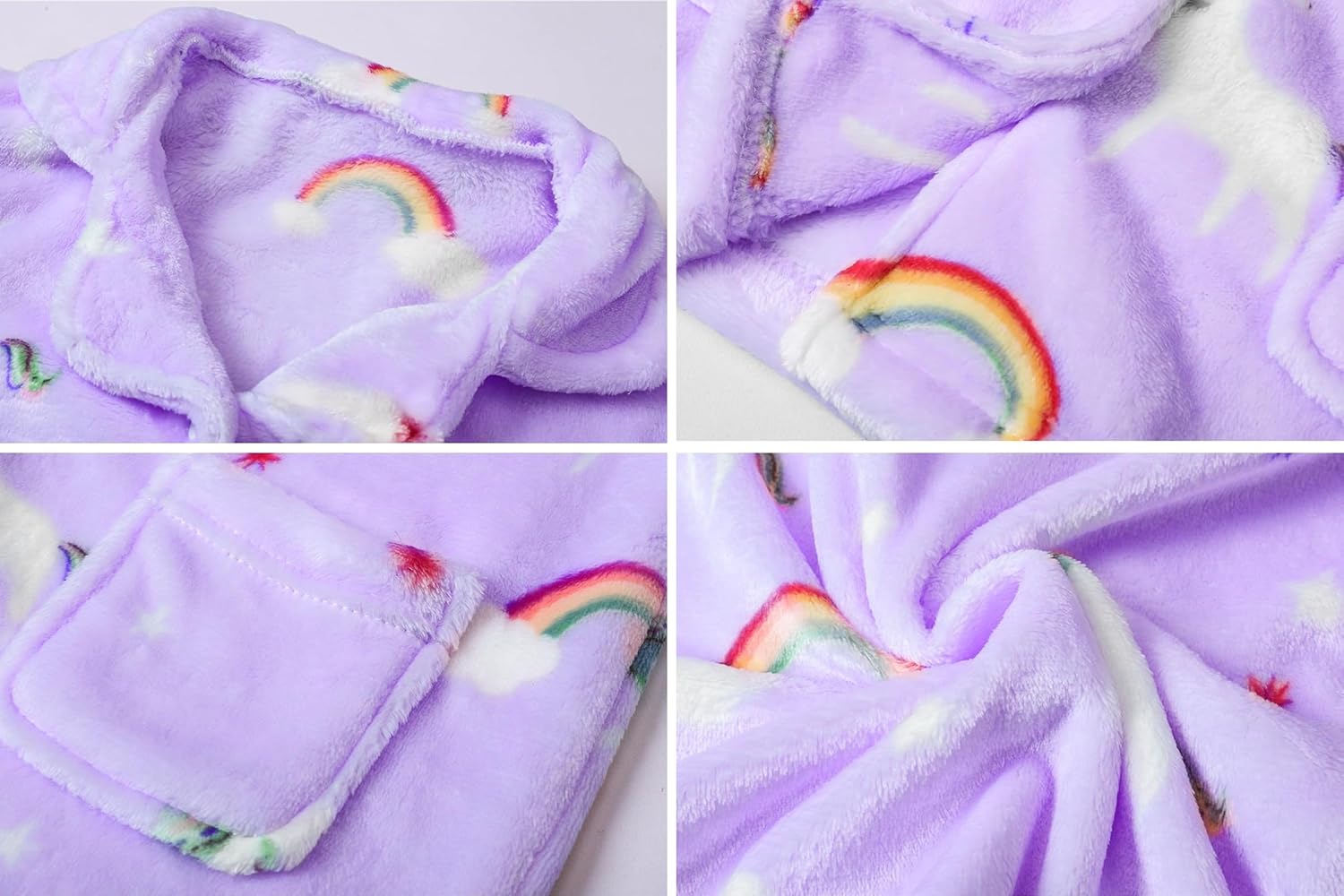 Schbbbta Girls Fuzzy Pajama Set, 2 Piece Soft Plush Fleece Pjs Loungewear, 3 Years - 15 Years - Image 7