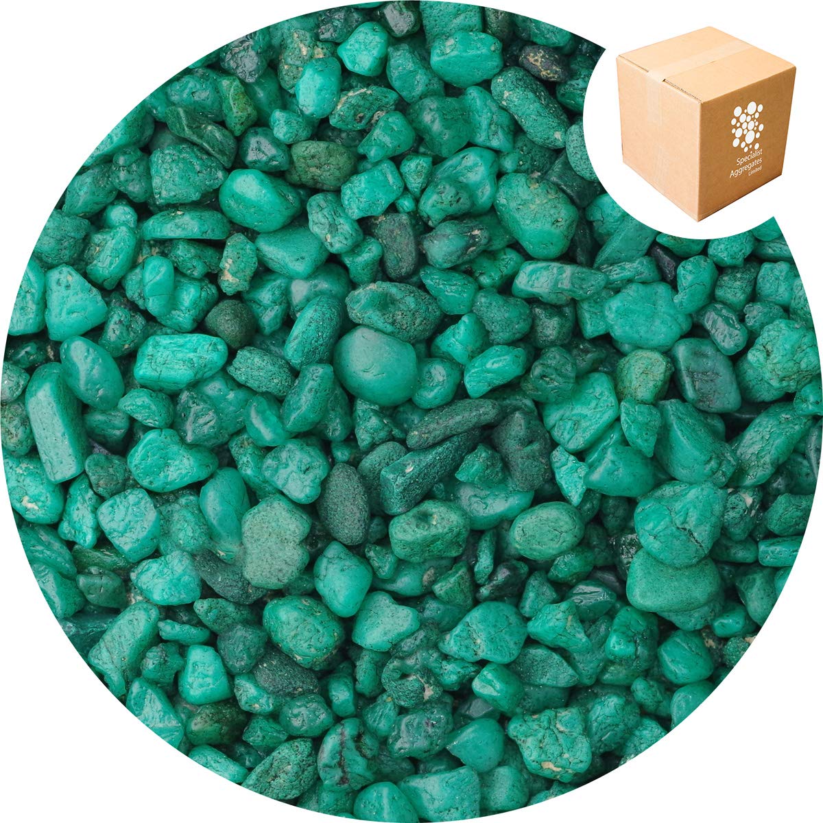 Specialist Aggregates - Rounded Gravel - Holly Green - 15kg