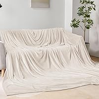 Vista 105 de BEDELITE Fleece Blanket White Throw Blanket for Couch & Bed, Luxury Plush Cozy Fuzzy Blanket 50" x 60", Super Soft Warm Lightweight Throw Blanket