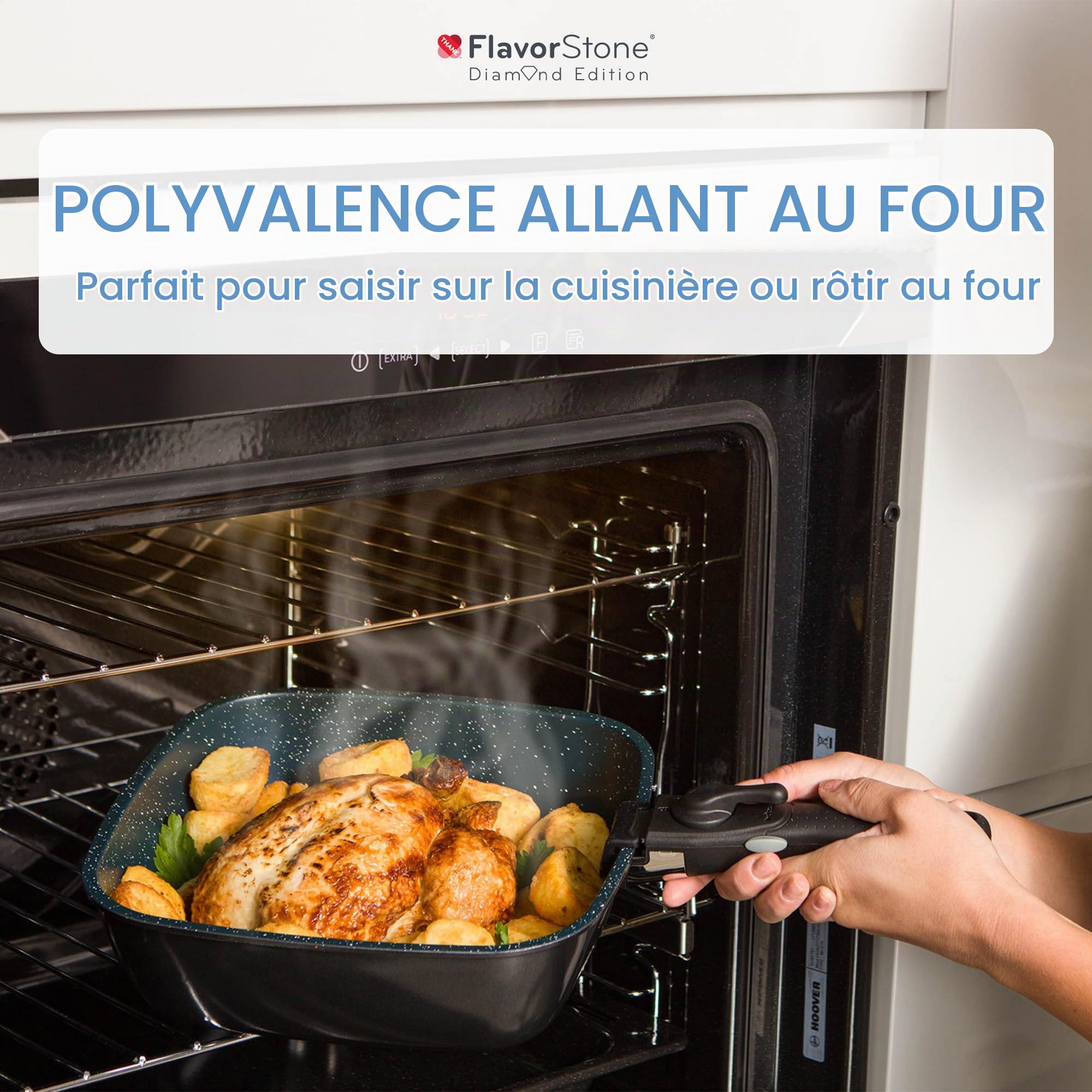 FlavorStone Diamond Non Stick Induction Pan Set - Chef's