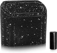 Vista 28 de Accmor - Paquete de 2 mini botes de basura con tapa para automóvil, organizador pequeño de basura con bolsa de basura, para colgar, a prueba