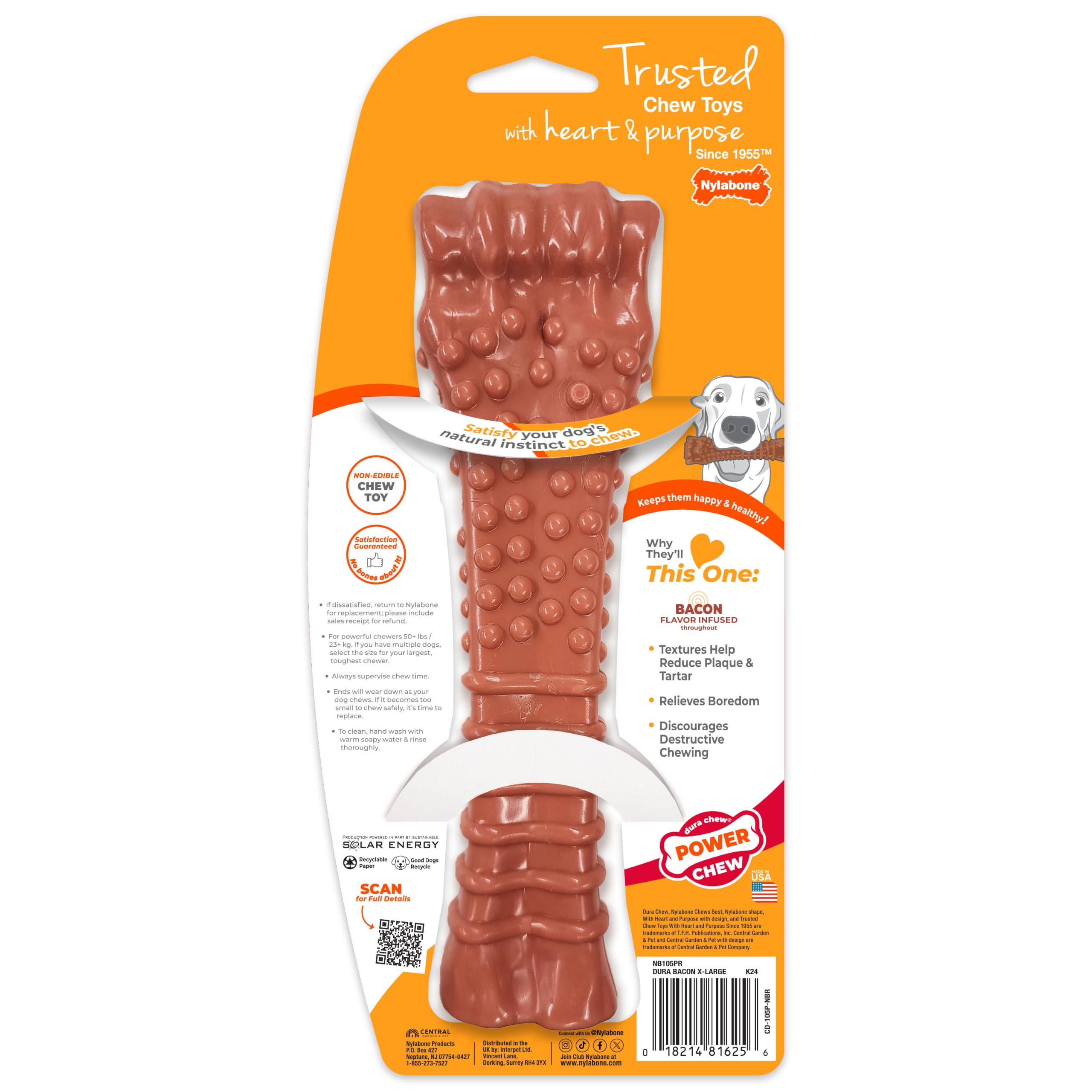 Nylabone Gryzak, Brązowy, XL