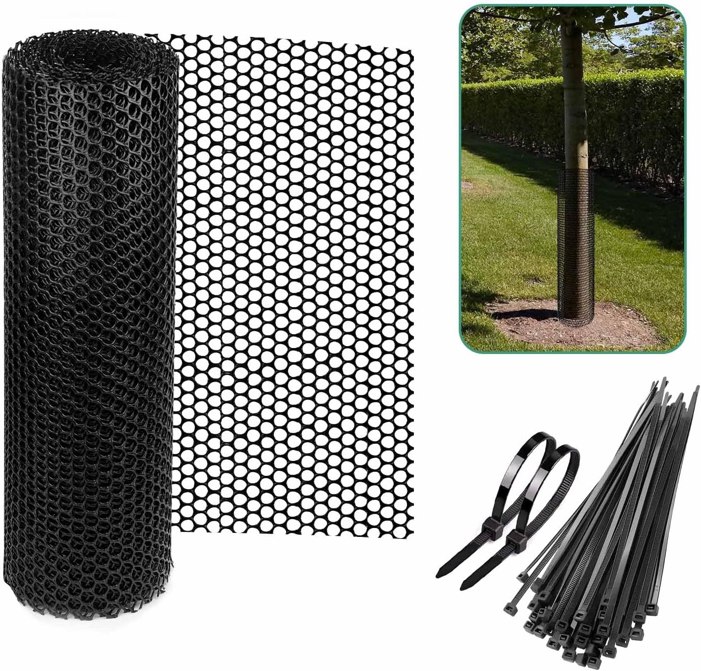 FUZEWANLI 19.6 FT Tree Protectors，Tree Trunk Protector