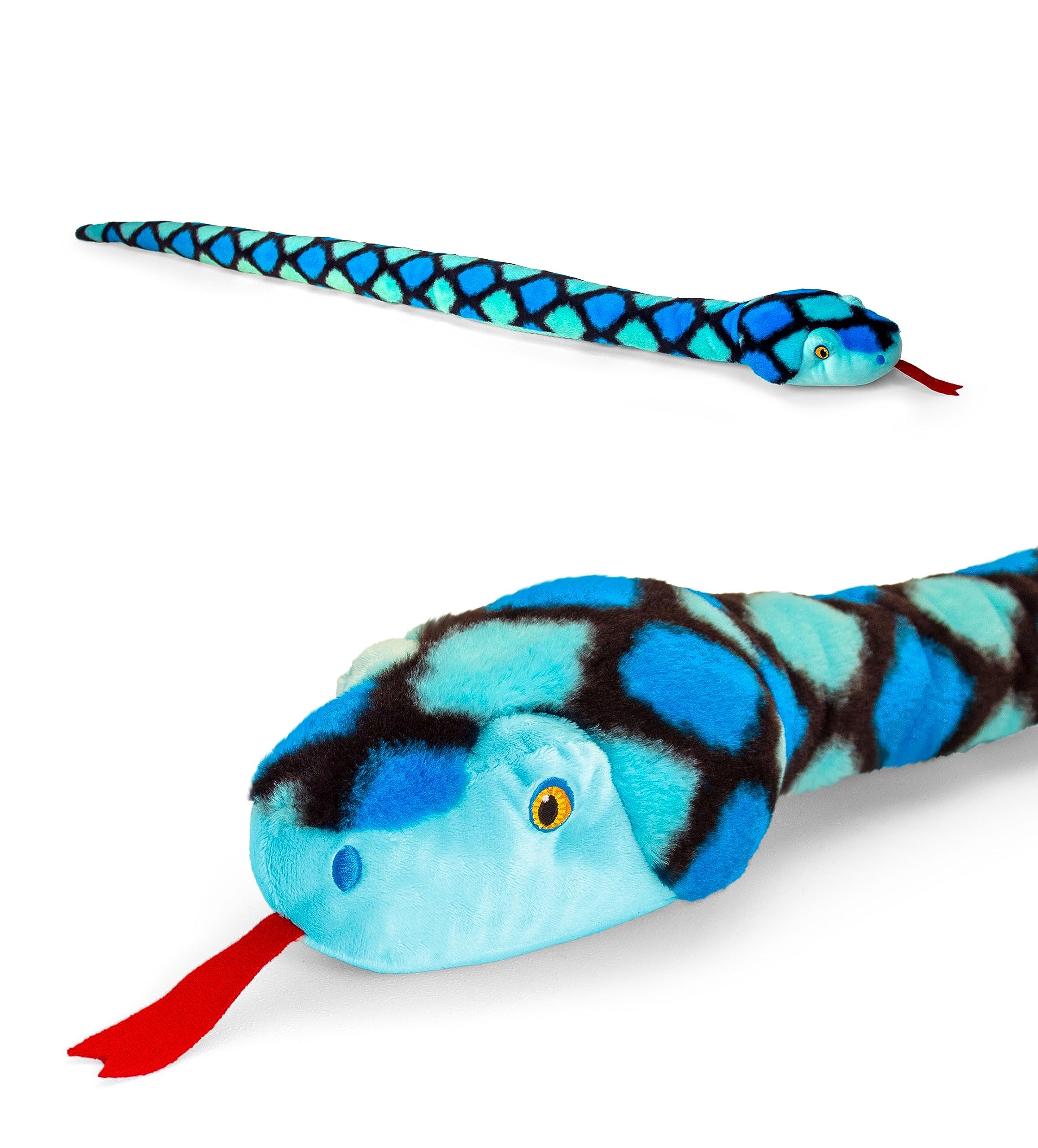 Keel ToysKeeleco Snakes Plush 100 cm Size, Blue