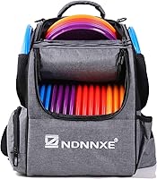 CapsLock Disc Golf Backpack: 26+ Disc Capacity, Durable 600D Nylon, Lightweight 1.24lbs, 8 Pockets for Ultimate Organization