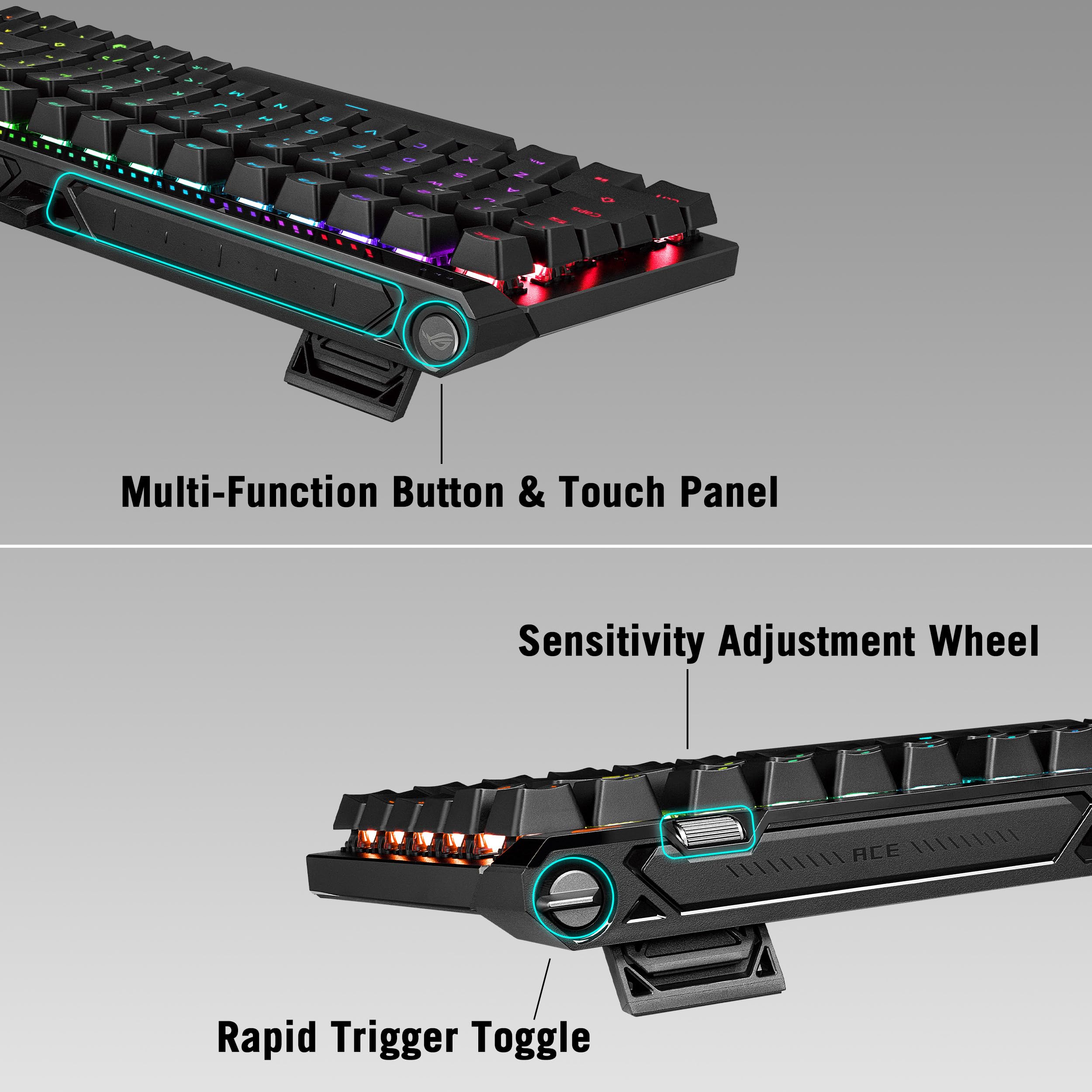 Amazon.com: ASUS ROG Falchion Ace 75 HE Wired Analog/Hall Effect