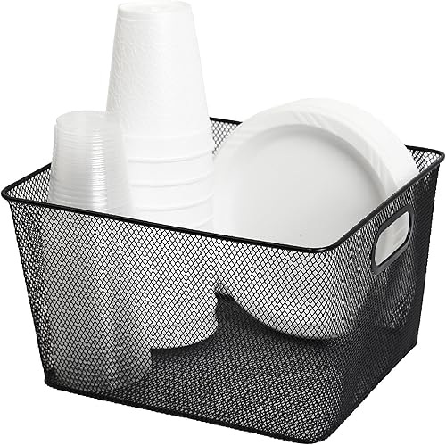 Miniatura 8 de Organizador con malla plateada, abierto, para frutas, vegetales, elementos de cocina, juguetes