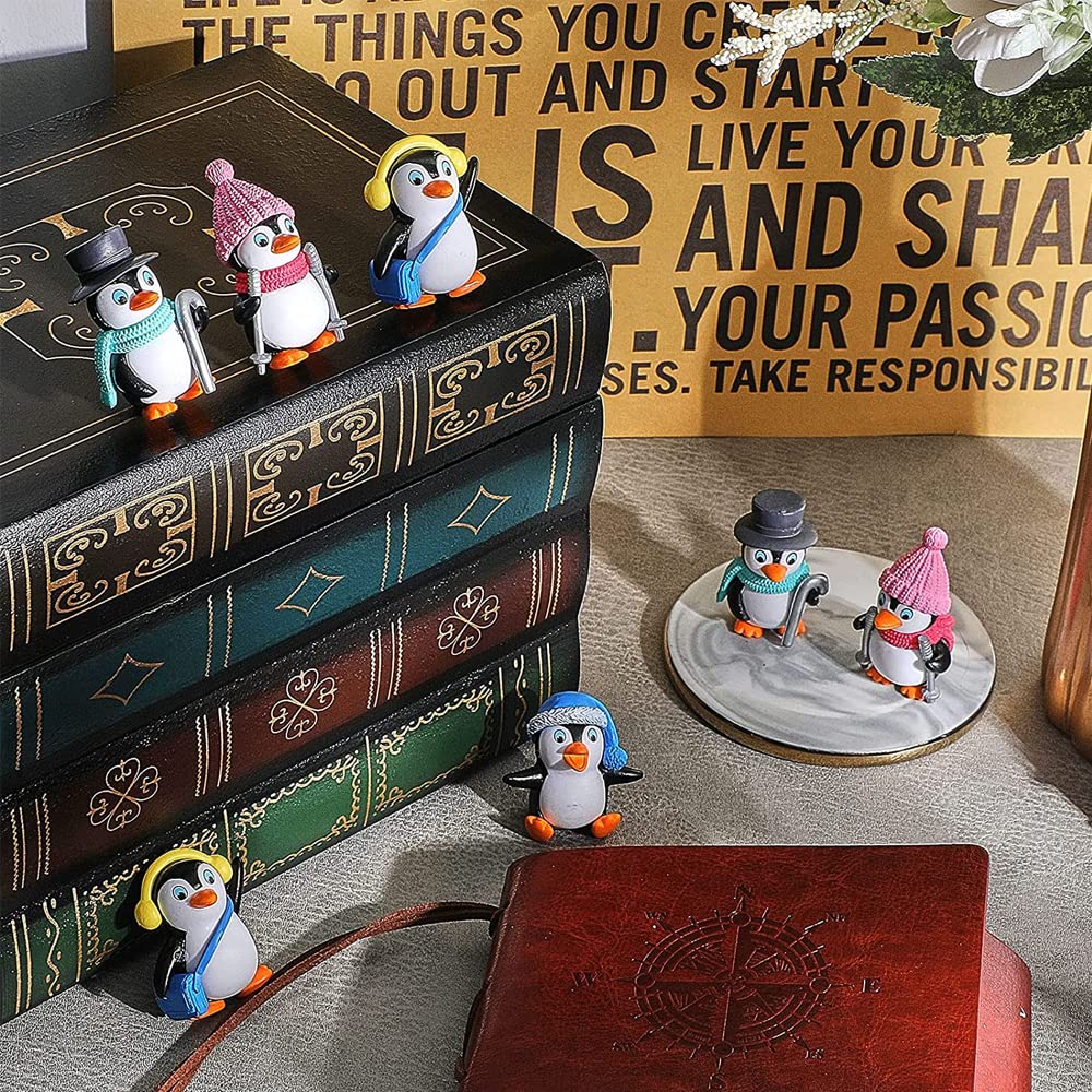 Kleine Pocket Pinguïn Wenskaart - Happy Birthday