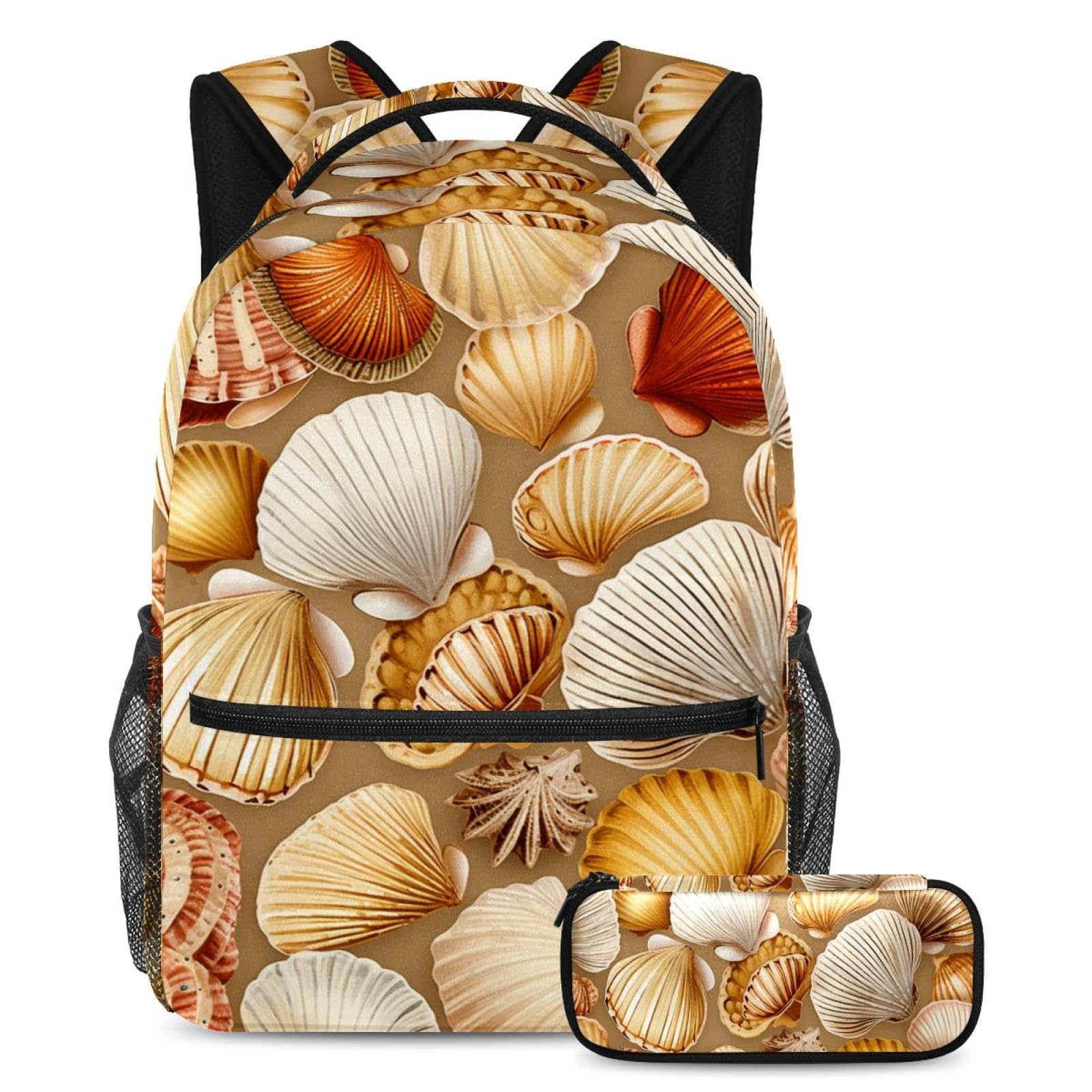 Sac à dos polyvalent Ocean Beach Seashells 2 pièces pour alléger vos cours - 2