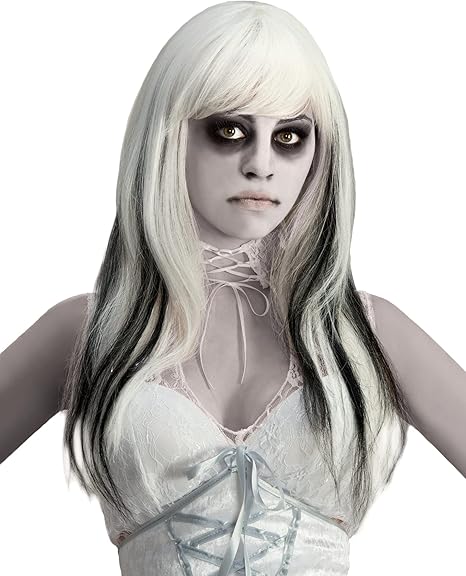 Forum Black Streaked Phantom Wig