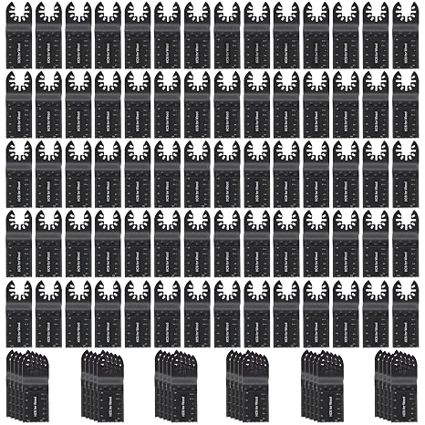 CaRoller 100Pcs Oscillating Saw Blades & 96Pack Oscillating Tool Blades