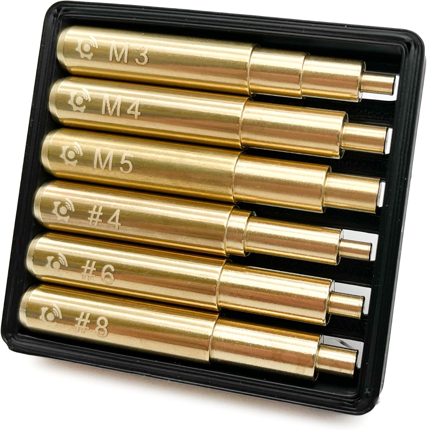 Virtjoule Heat Set Insert Tips for Metric M3, M4, M5 and English 4, 6