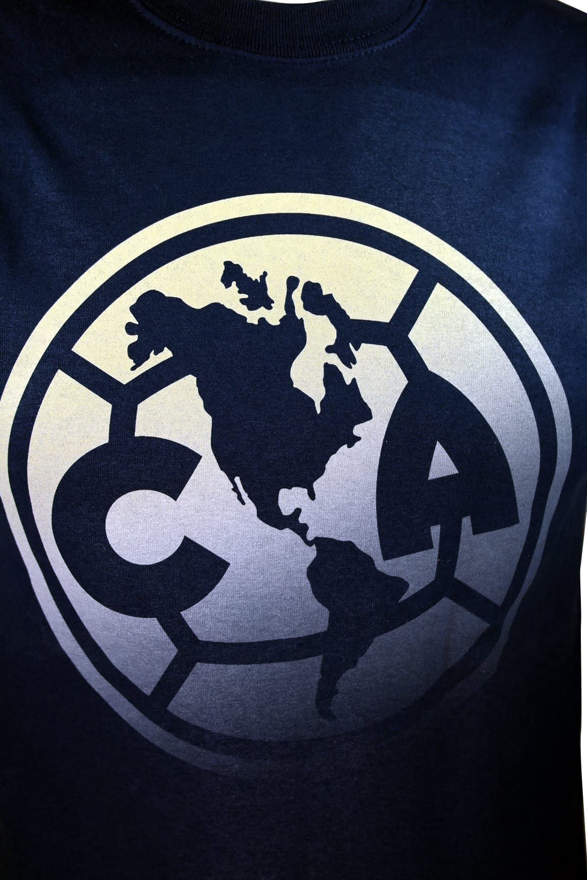 Icon Sports Men Club America Officially Licensed Soccer T-Shirt Cotton Tee -08 XL Navy